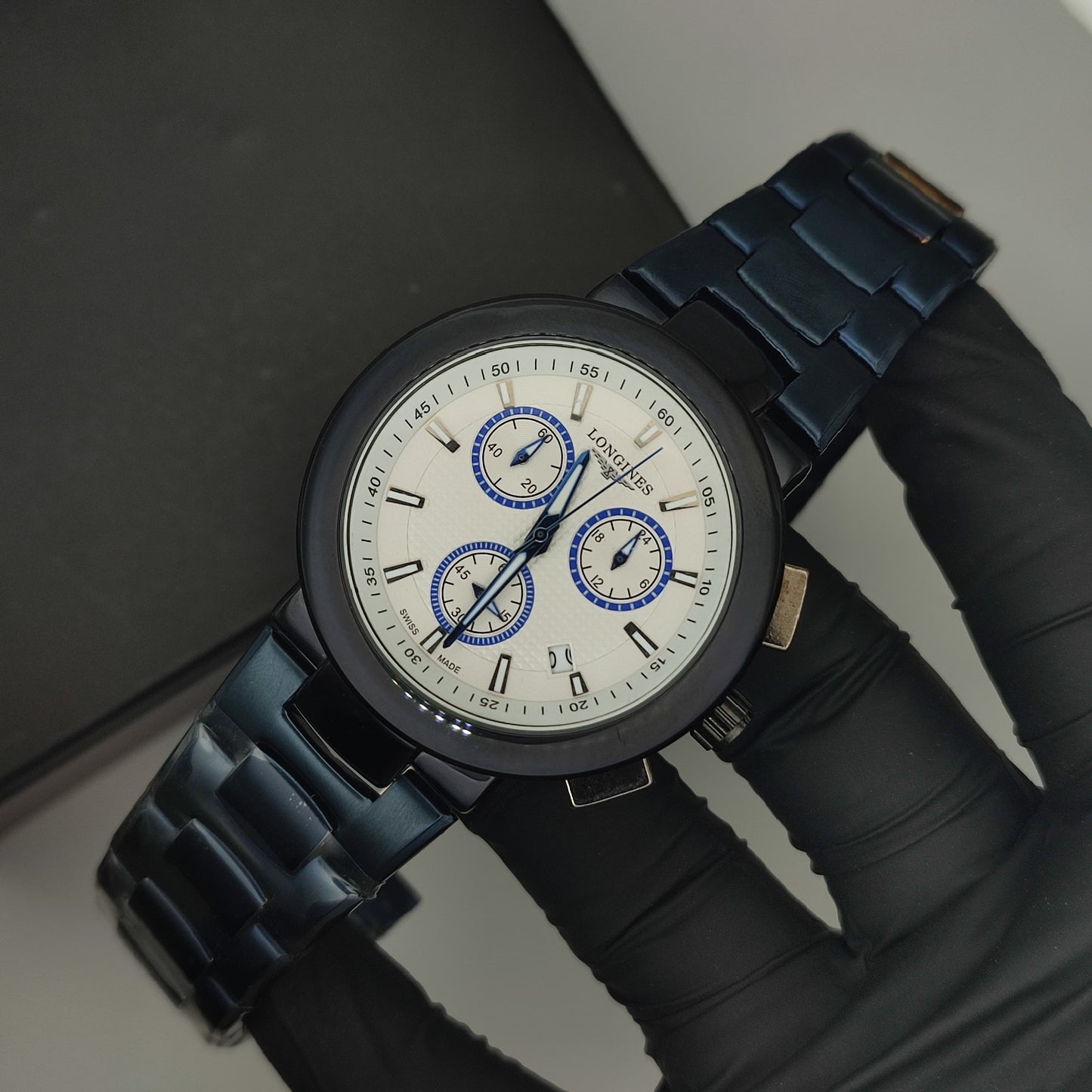 Longines Chronograph Blue | White