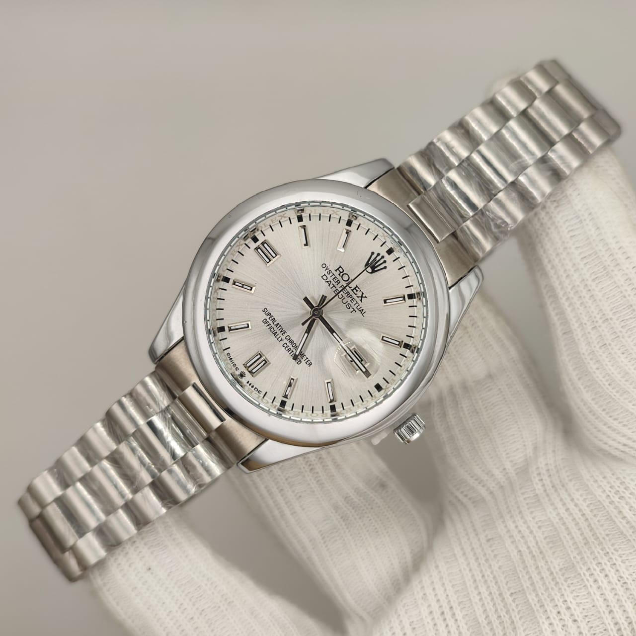 Rolex | Date Just White