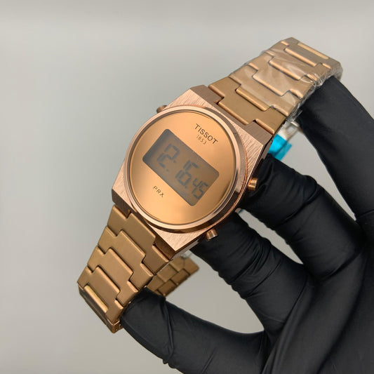 Tissot PRX Digital Chain Watch (Rose Gold)