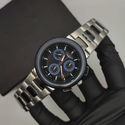 Longines Chronograph Golden Black | Silver